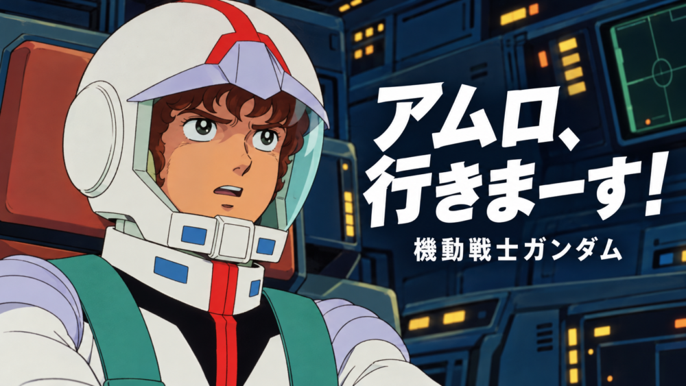 アムロ「行きまーす」表紙
