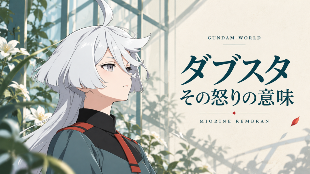 Miorine Rembran — original fan illustration / ミオリネの独自イラスト