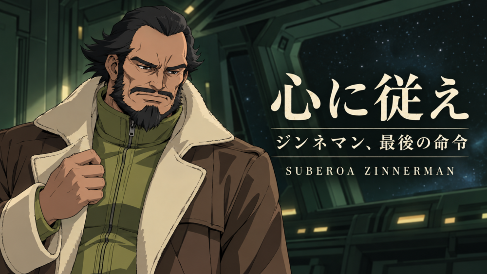 zinnerman — original editorial illustration / 「心に従え」の意味｜ジンネマンの最後の命令とマリーダ